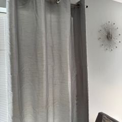 Grey curtains