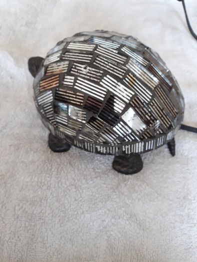 Table turtle glass lamp