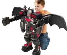 Fisher-Price ImaginextDC Super Friends Batbot Xtreme--Red/Black