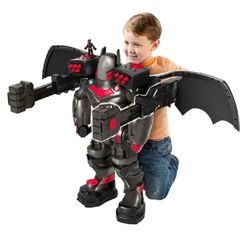 Fisher-Price ImaginextDC Super Friends Batbot Xtreme--Red/Black