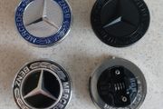 Mercedes Flat Bonnet Badge - FREE POST