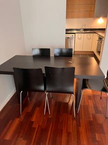 Dinner table and chairs