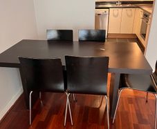 Dinner table and chairs