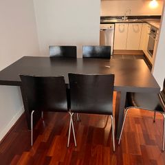 Dinner table and chairs
