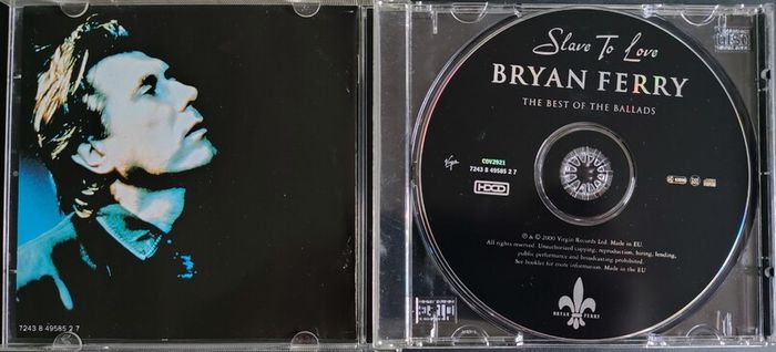 Bryan Ferry - Slave To Love: The Best Of The Ballads HDCD (2000) Compilation VG+