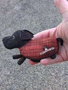 Schuco Yorkie Wind Up Dog (1950's PWO)