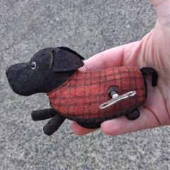 Schuco Yorkie Wind Up Dog (1950's PWO)