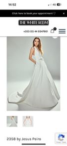 Wedding dress size 12. 2025 Jesus Peiro collection.