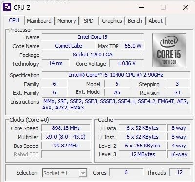 Intel i5 10th Gen CPU 16GB DDR4 23" LCD Windows 11 & Office 2024 Pro, 512GB NVMe, Wifi, Bluetooth