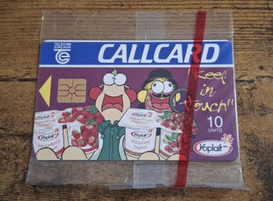 Ireland CallCard "Yoplait Zig and Zag", mint in wrapper, 9/1996, 10 Units - free standard postage