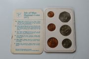 Isle of Man First decimal coin set 1971 | Pobjoy Mint 6 coins with card