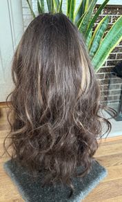 Long wavy bown wig