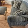 Sofa & Footstool and matching cushions Image 3