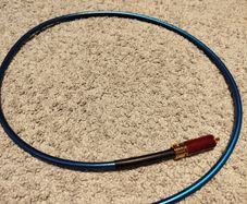 Furutech Digital cable coaxial 75ohm with high quality RCA plugs gold.