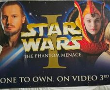 Star Wars giant cardboard poster