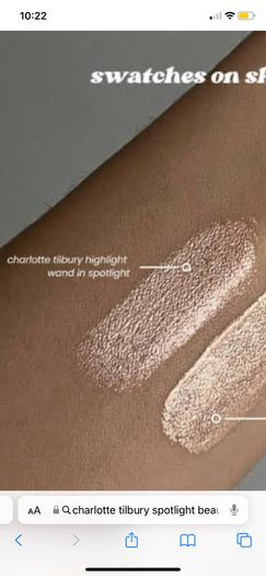 Charlotte tilbury beauty light wand highlighter in shade spotlight