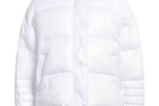 Gaelle White Puffer Jacket, IT 44 with tags.