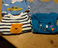 4 Boys Next longsleeve tops. 3/6 months.  Like new.