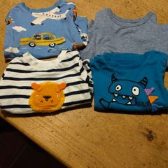 4 Boys Next longsleeve tops. 3/6 months.  Like new.