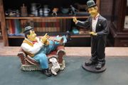 Laurel &amp; Hardy Figurines by Peter Mook