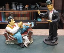 Laurel & Hardy Figurines by Peter Mook