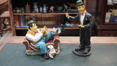 Laurel & Hardy Figurines by Peter Mook