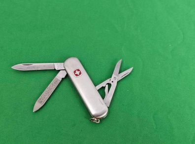 Vintage Rare Discontinued Colkectable Wenger esquire Stainless Steel 65mm Swiss Army Knife