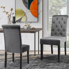 Velvet Dining Chairs (Set Of 2)