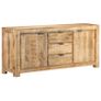 Sideboard 175x40x75 cm Rough Mango Wood Image 9