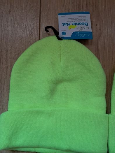 Fluorescent Beanie Hats X 4