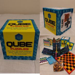 QUBE - Box of Puzzles, brain teasers NEW
