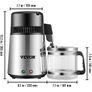 4L Water Filter 304 Stainless Steel Home Water Bottle Drinking Distiller Machine Electric Dental Distillation Purifier Image 2