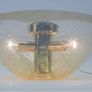 Vintage German glass ceiling light c1970 Image 2