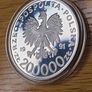 1991 Tokarzewski 200000 zlotych silver coin Poland Image 4