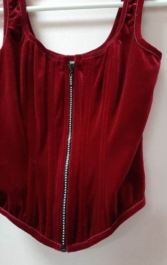 Beautiful new red velvet  Crown Royal corestry