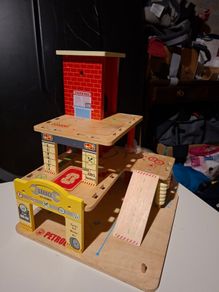 Wooden Toy Garage
