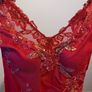 Vintage Burgundy Evening Dress. Hand-Beaded & Embellished Boutique Occasion Dress Image 3