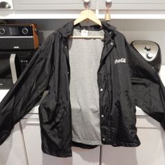 Coca Cola Lined Rain Jacket with Hood