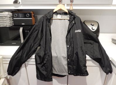 Coca Cola Lined Rain Jacket with Hood
