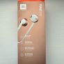 JBL Tune 205 Rose Gold and white in ear headphones Image 2