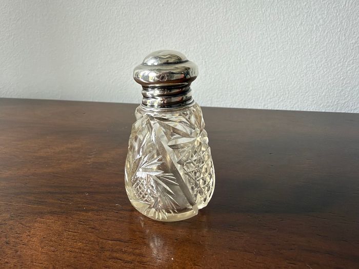 Vintage Cut Glass Perfume & Dressing Table Set