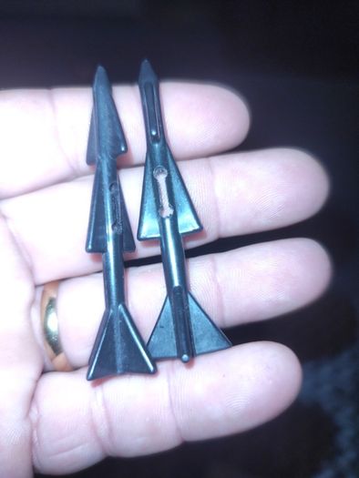 Cobra Rattler full set 4 small rockets vintage parts 1984 GI Joe Cobra