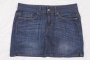 Gap Dark Wash Blue Denim Mid Low Rise Mini Skirt 10UK/38EU