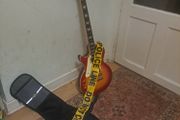 Les Paul Epiphone standard left hand side electric guitar