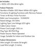 500 Warm White Multi Function String Lights With Timer Image 5