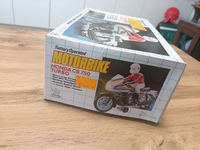 Rare Vintage 1980s BatteryOperated Motorbike Honda CB 750 Turbo