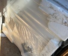 shower door and tray