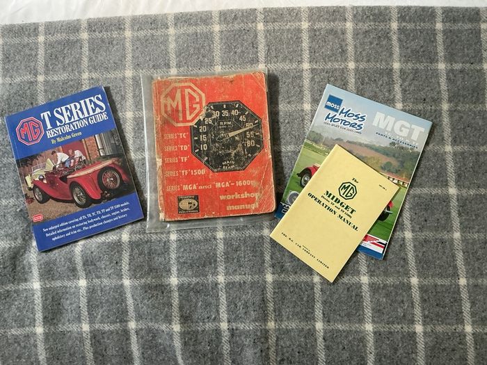 MG T series workshop and restoration manuals