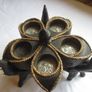 Hand carved wooden elephant candle holder Image 6