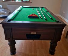 supreme prince 7x4 pool table,  just covered